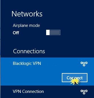 Connect to VPN
