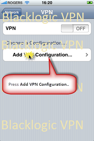 Add VPN Configuration on your iPhone